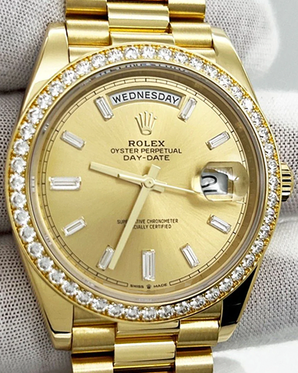 2020 Rolex Day-Date 40MM Champagne Dial President Bracelet (228348RBR)