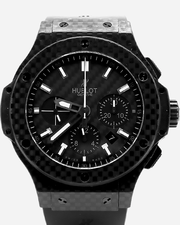 2011 Hublot Big Bang 44MM Black Dial Rubber Strap (301.QX.1724.RX)