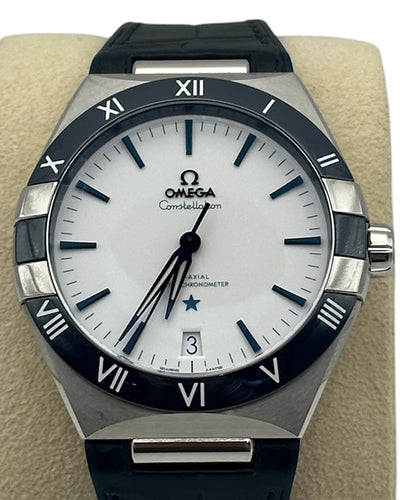 2022 Omega Constellation 41MM White Dial Leather Strap (131.33.41.21.04.001)