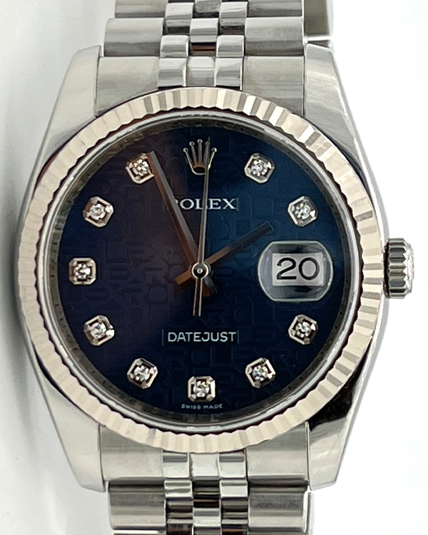 Rolex Datejust 36MM Blue Dial Steel Jubilee Bracelet (116234)