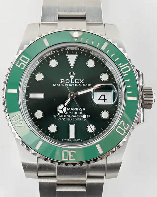 2018 Rolex Submariner Date "Hulk" 40MM Green Dial Oyster Bracelet (116610LV)