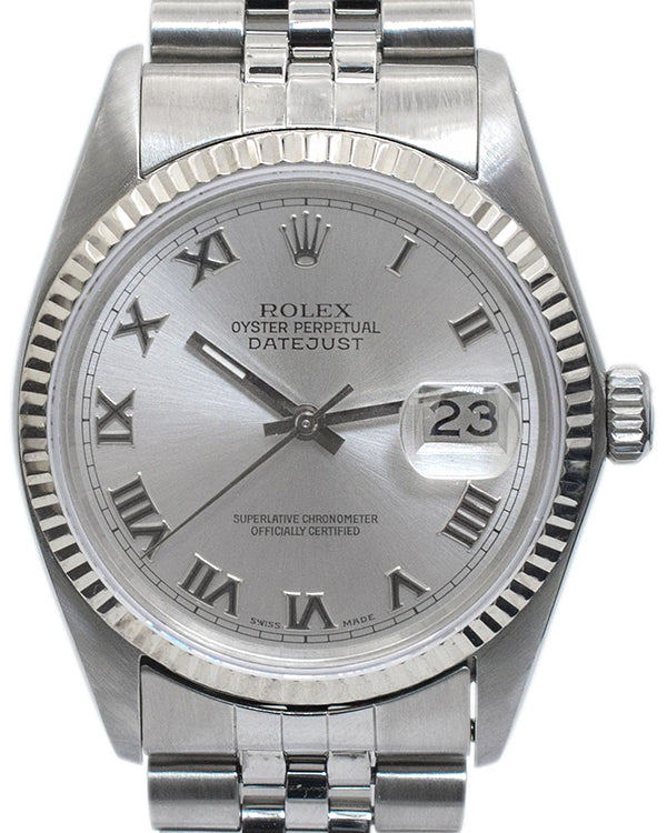 Rolex Datejust 36MM Grey Dial Jubilee Bracelet (16014)