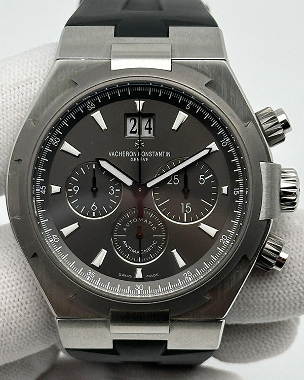 2011 Vacheron Constantin Overseas Chronograph 42MM Grey Dial Rubber Strap (49150/000W-9501)