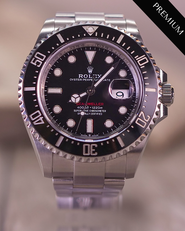 No Reserve - Rolex Sea-Dweller 43MM Black Dial Steel Bracelet (126600)