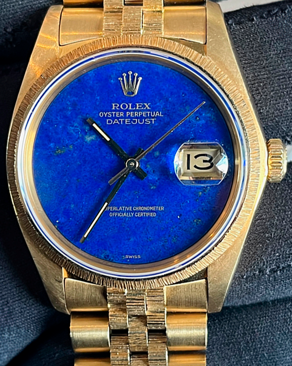 Rolex Datejust 36MM Lapis Lazuli Dial Jubilee Bracelet (16078)