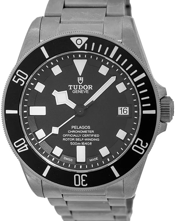 2021 Tudor Pelagos 42MM Black Dial Titanium Bracelet (25600TN)