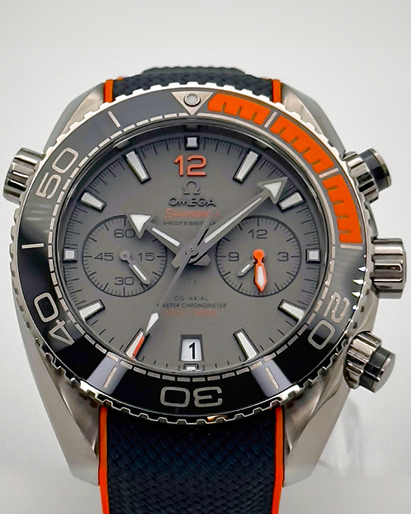 2017 Omega Seamaster Planet Ocean 45.5MM Grey Dial Rubber Strap (215.92.46.51.99.001)