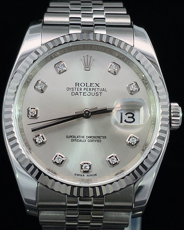 Rolex Datejust 36MM Silver Dial Jubilee Bracelet (116234)