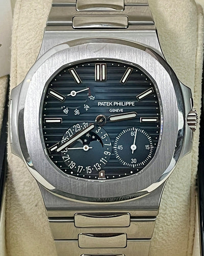 2022 Patek Philippe Nautilus 40MM Blue Dial Steel Bracelet (5712/1A-001)