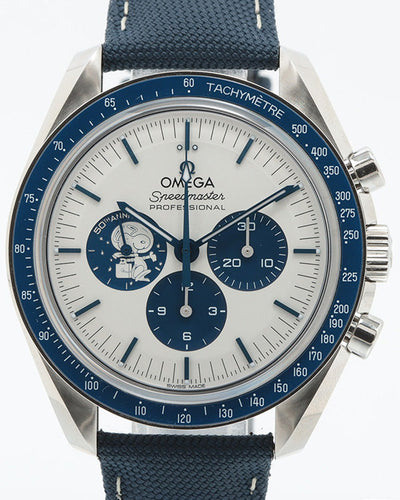 2024 Omega Speedmaster Anniversary Series “Silver Snoopy Award” 42MM Silver Dial Textile Strap (310.32.42.50.02.001)