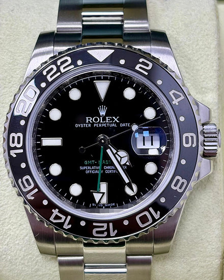 Rolex GMT-Master II 40MM Black Dial Oyster Bracelet (116710LN)