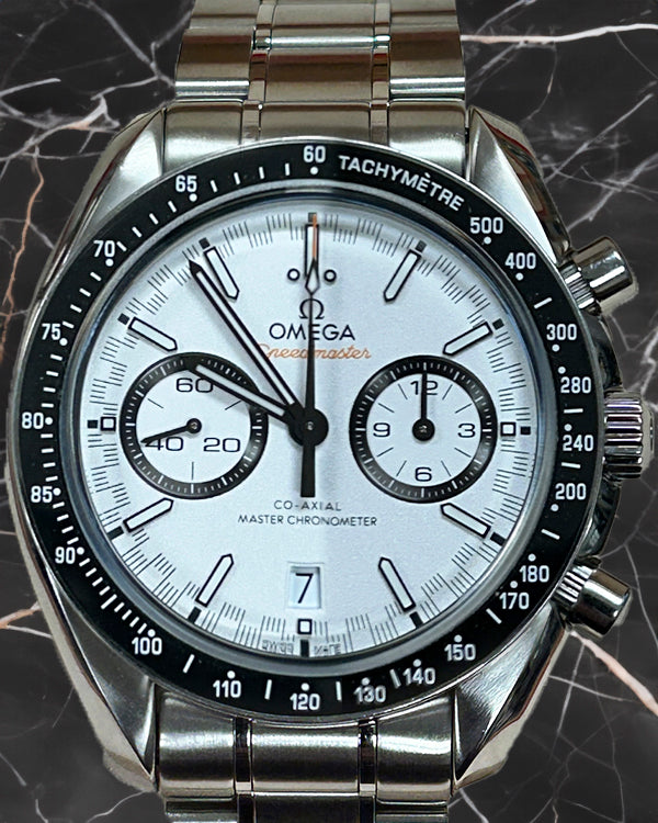 Omega Speedmaster Racing 44.25MM White Dial Steel Bracelet (329.30.44.51.04.001)