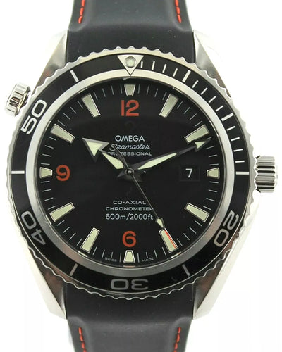 Omega Seamaster Planet Ocean 45.5MM Black Dial Rubber Strap (2900.51.82)