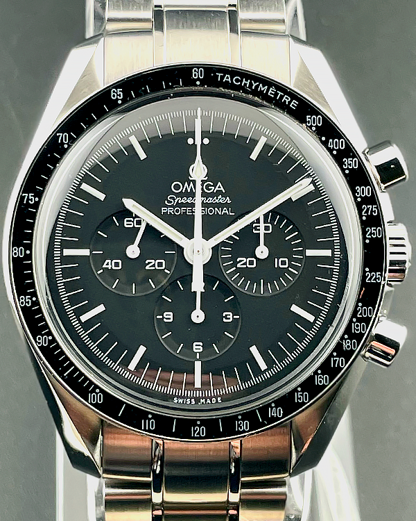 2019 Omega Speedmaster Professional Moonwatch 42MM Black Dial Steel Bracelet (311.30.42.30.01.005)