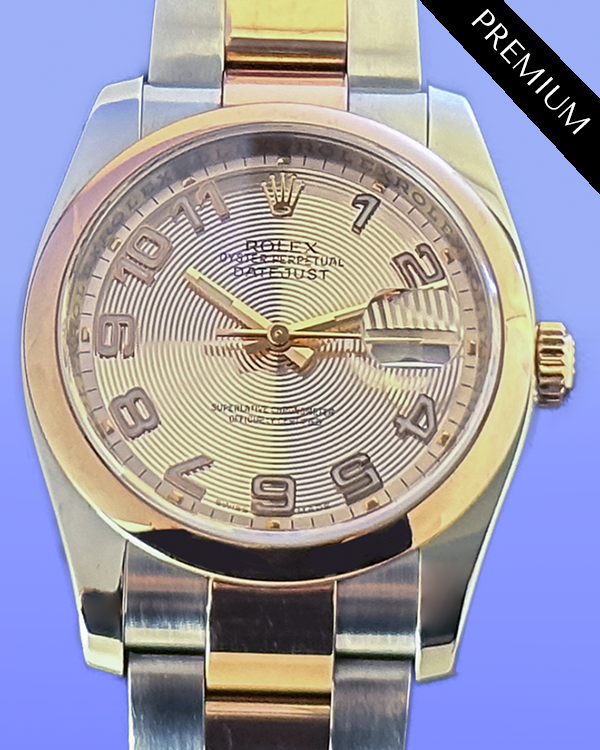 Rolex Datejust 36MM Guilloche Dial Two-Tone Bracelet (116201)