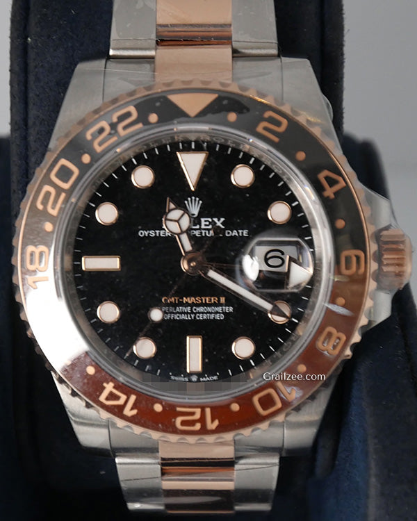 2022 Rolex GMT-Master II "Rootbeer" 41MM Black Dial Two-Tone Bracelet (126711CHNR)