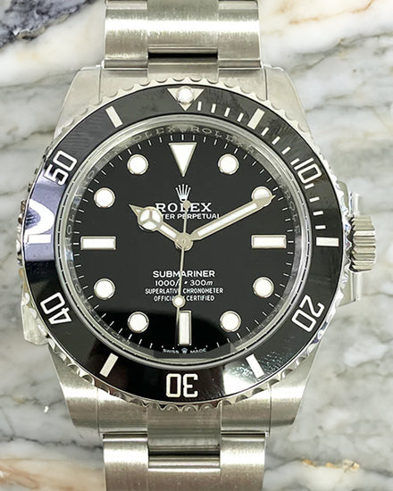2024 Rolex Submariner No-Date 41MM Black Dial Oyster Bracelet (124060)