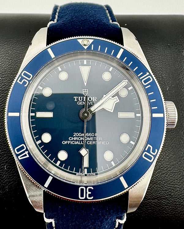 No Reserve - 2024 Tudor Black Bay 58 39MM Blue Dial Textile Strap (79030B)