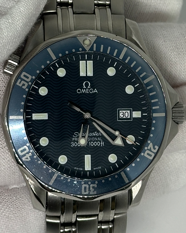 Omega Seamaster Diver 300M 41MM Quartz Blue Dial Steel Bracelet (2541.80.00)