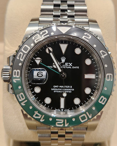 2024 Rolex GMT-Master II "Sprite" 40MM Black Dial Jubilee Bracelet (126720VTNR)