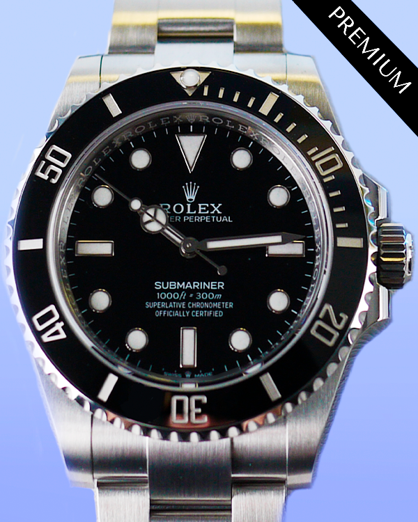 2024 Rolex Submariner No Date 41MM Black Dial Oyster Bracelet (124060)