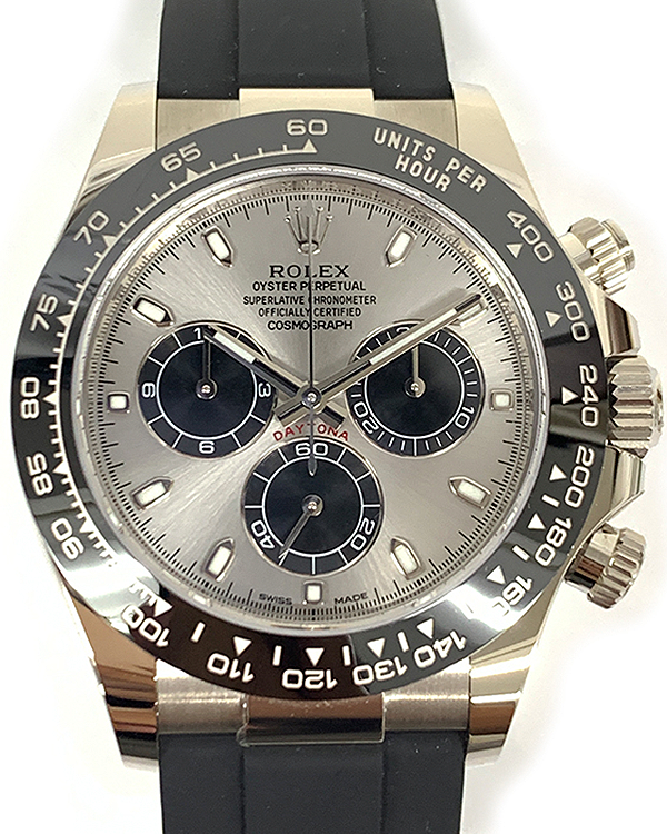 2023 Rolex Cosmograph Daytona 40MM Silver Dial Oysterflex Strap (116519LN)