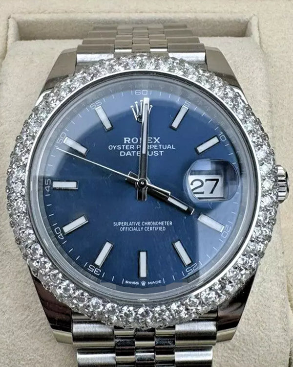 2020 Rolex Datejust 41MM Blue Dial Jubilee Bracelet (126300)