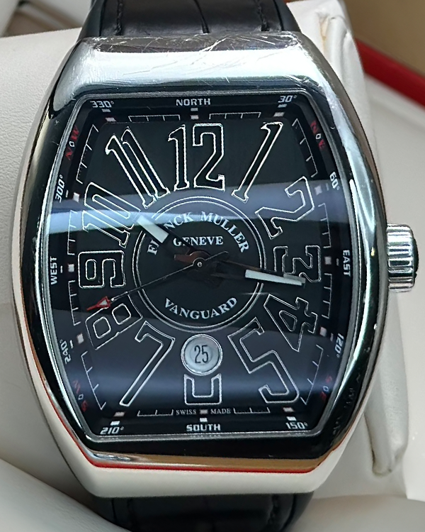 Franck Muller Vanguard 44MM Steel Black Dial (V 45 SC DT)