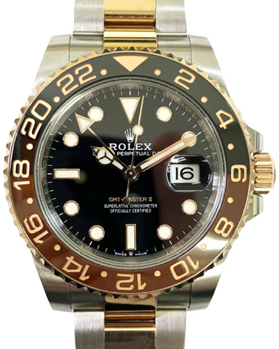 2020 Rolex GMT-Master II "Rootbeer" 40MM Black Dial Two-Tone Bracelet (126711CHNR)