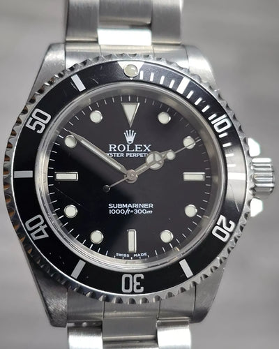 2000 Rolex Submariner No-Date 40MM Black Dial Oyster Bracelet (14060M)