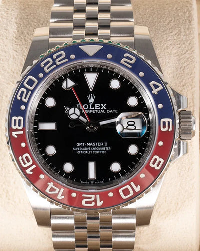 2019 Rolex GMT-Master II "Pepsi" 40MM Black Dial Jubilee Bracelet (126710BLRO)