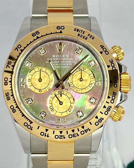 2022 Rolex Cosmograph Daytona 40MM Mother Of Pearl Dial Two-Tone Oyster Bracelet (116503)