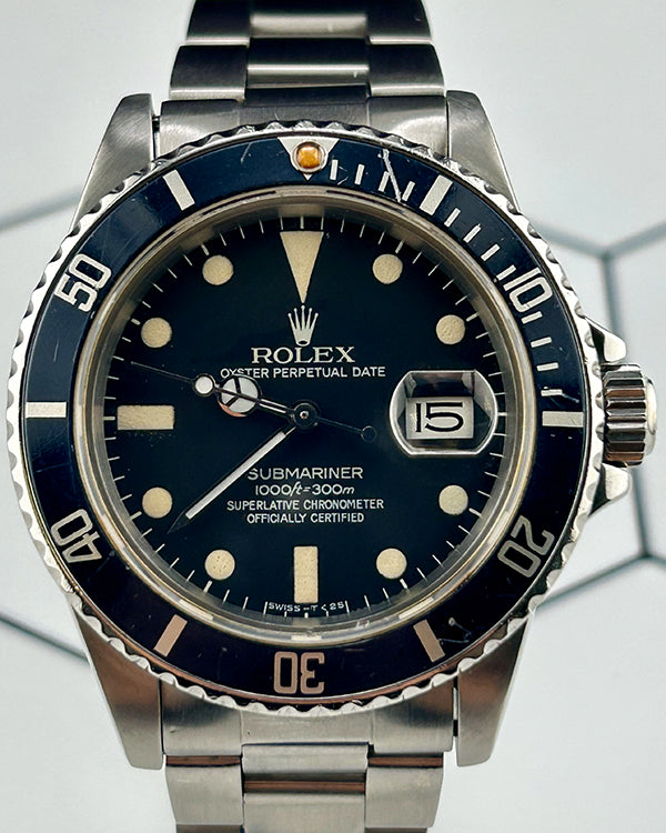 Rolex Submariner Date 40MM Black Fading Dial Oyster Bracelet (16800)