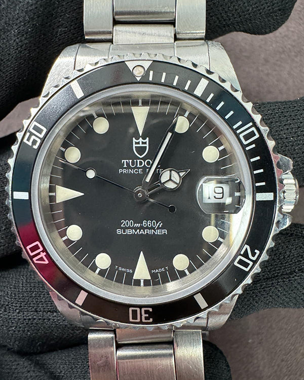 Tudor Submariner 36MM Black Dial Steel Bracelet (75190)