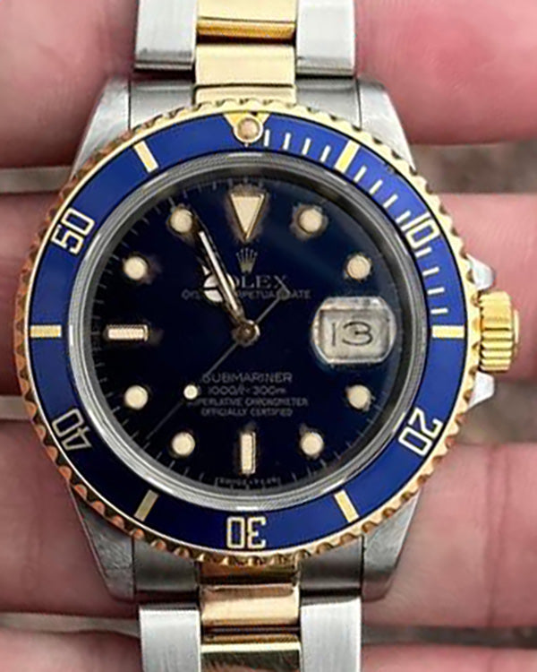 Rolex Submariner "Bluesy" 40MM Blue Dial Two-Tone Oyster Bracelet  (16803)