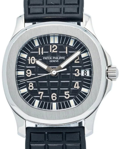 Patek Philippe Aquanaut 34MM Black Dial Rubber Strap (5066)