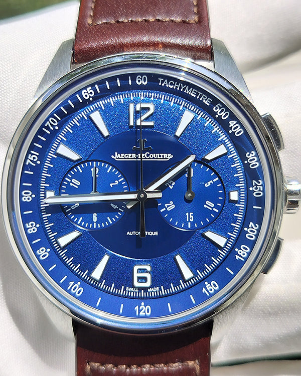 2022 Jaeger-LeCoultre Polaris 42MM Blue Dial Leather Strap (Q9028480)