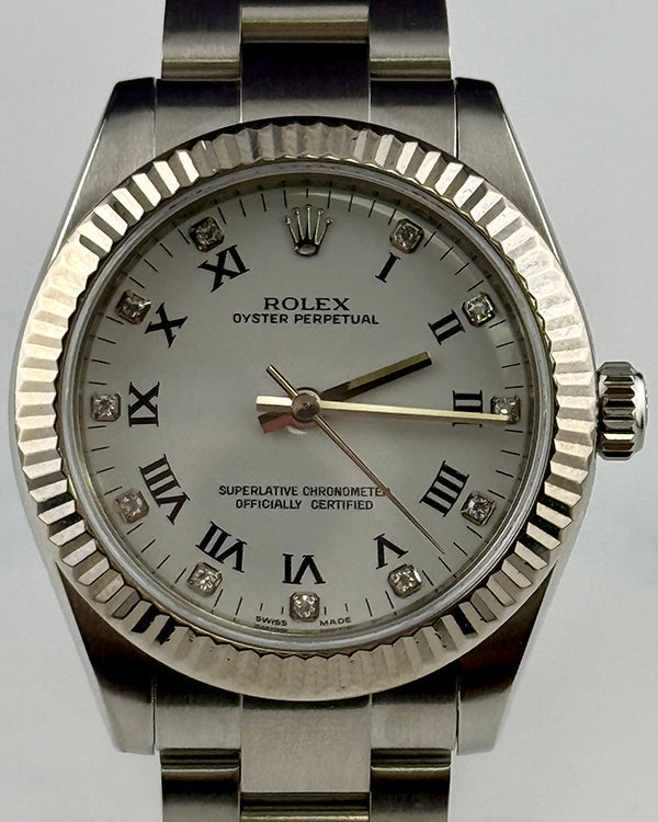 2012 Rolex Oyster Perpetual 31MM White Dial Oyster Bracelet (177234)