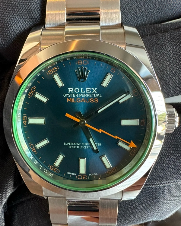 2023 Rolex Milgauss 40MM Blue Dial Oyster Bracelet (116400GV)