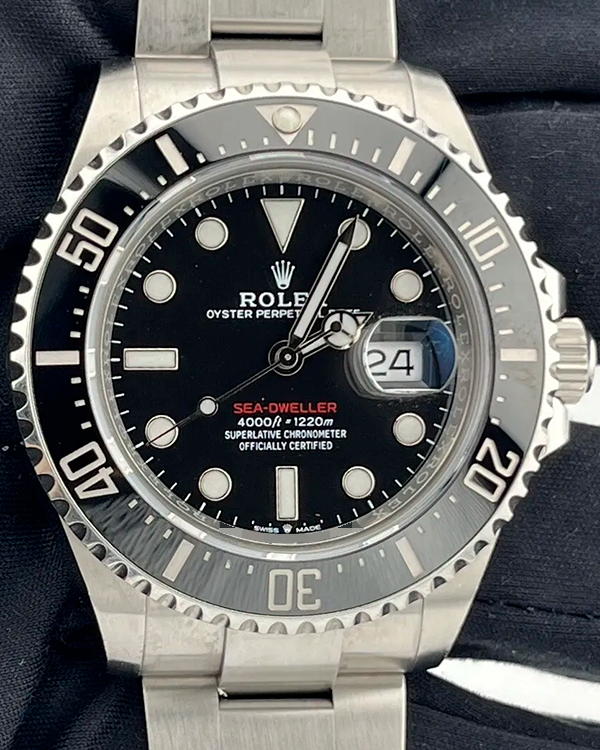 2021 Rolex Sea-Dweller 43MM Black Dial Oyster Bracelet (126600)