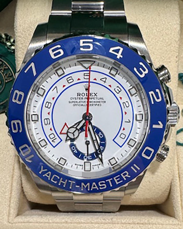 2019 Rolex Yacht-Master II 44MM White Dial Oyster Bracelet (116680)