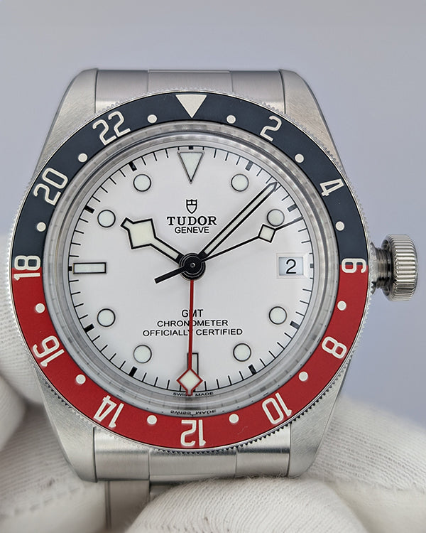 2024 Tudor Black Bay GMT "Pepsi" 41MM White Dial Steel Bracelet (79830RB)