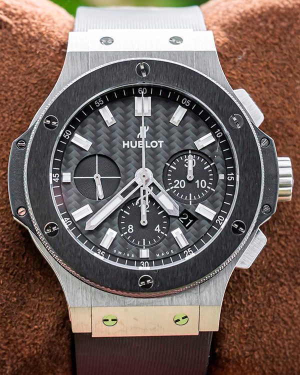 Hublot Big Bang 44MM Black Dial Rubber Strap (301.SM.1770.RX)