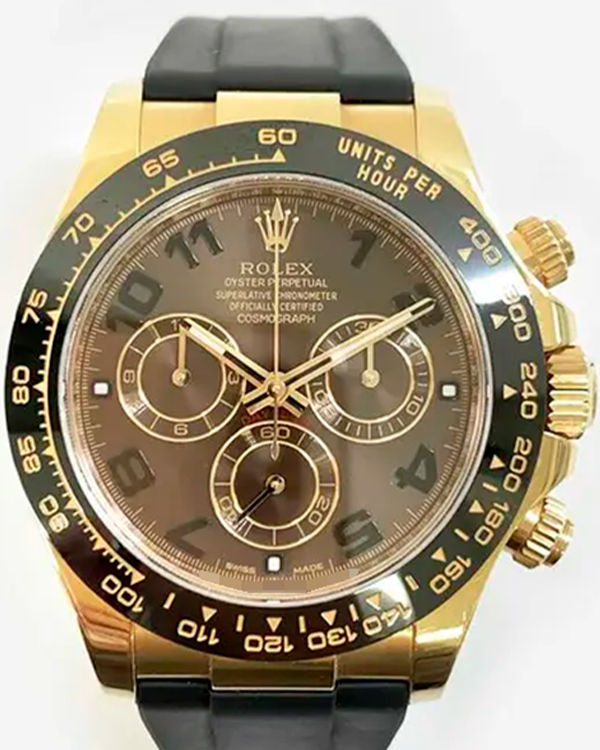 2017 Rolex Cosmograph Daytona 40MM Chocolate Dial Oysterflex Strap (116515LN)