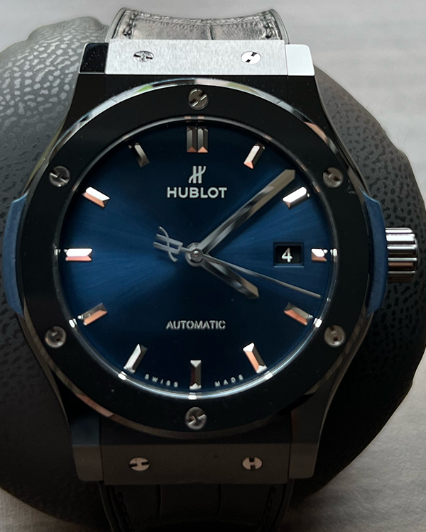 Hublot Classic Fusion 42MM Ceramic Blue Dial (542.CM.7170.LR)