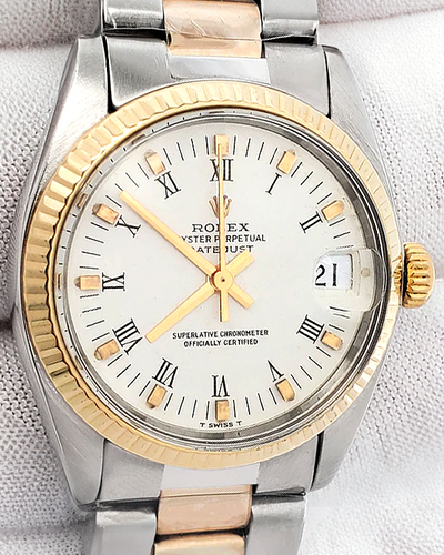 Rolex Datejust 31MM White Dial Two-Tone Bracelet (6827)