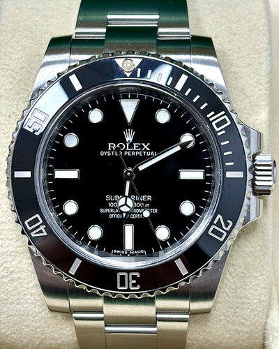 Rolex Submariner No-Date 40MM Black Dial Oyster Bracelet (114060)