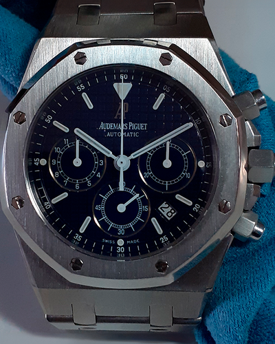 Audemars Piguet Royal Oak Chronograph 39MM Blue Dial Steel Bracelet (25860ST.OO.1110ST.04)