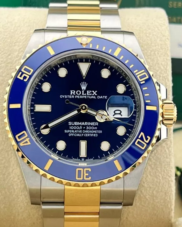 2023 Rolex Submariner Date "Bluesy" 41MM Blue Dial Two-Tone Oyster Bracelet (126613LB)