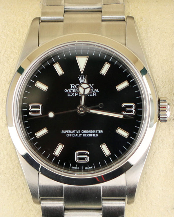 Rolex Explorer 36MM Black Dial Oyster Bracelet (114270)
